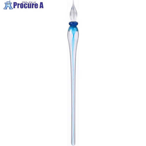 マジックインキ ギターガラスペン リボン ブルー GLAR-BL 1本 ■▼683-1942 【送料都度見積】