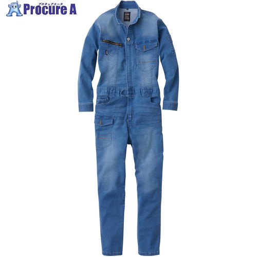 NBW 2082-20 つなぎ ライトインディゴ LL 2082-20-556-LL 1着 ■▼689-1175 【送料都度見積】