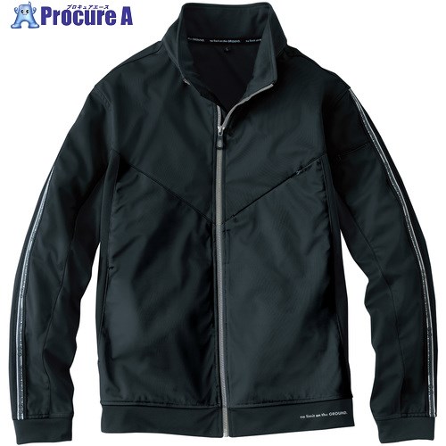 G.G. 7474-00 防風ストレッチ軽防寒ブルゾン ブラック M 7474-00-4-M 1着 ■▼689-7205 【送料都度見積】