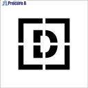 グリーンクロス 吹付プレート ステンシル 文字高150 □D 6300065760 1枚 ■▼691-3906 ※個人宅様送り不可