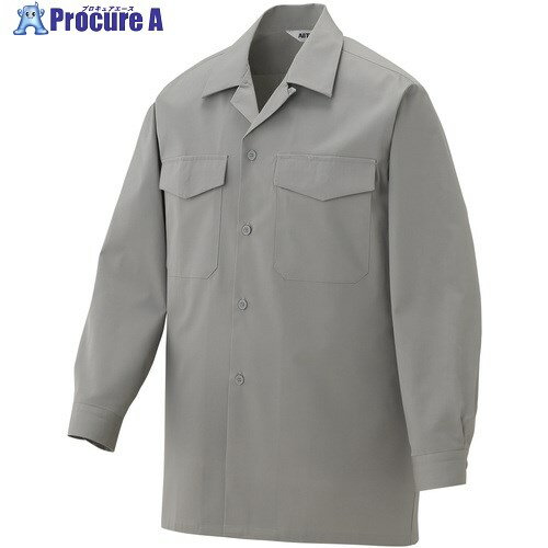 AUTO-BI 通年モデル ワークシャツ 7065 007 グレー L 7065-007-L 1着 ■▼705-5950 【送料都度見積】(4)