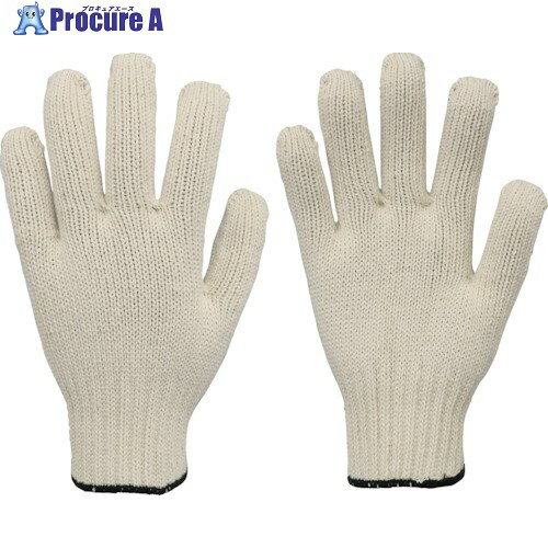 福徳 軍手 エコ龍軍手 生成 L 12双組 EG-180 1組 ▼787-4821