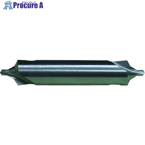 イワタツール HSSセンタードリル(B形60°) 錐径6.00mm シャンク径25mm 全長100mm 両刃 BCD6.0X25 1本 ▼796-3301