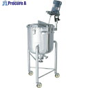 MONOVATE ステンレス鏡板型攪拌機座付容器タンク底バルブ35L DTM-36 1個 ■▼814-7049