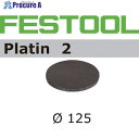 FESTOOL サンドペーパー PL2 D125 S4000 15枚入り(492377) 00523405 1箱 ■▼824-5620 【送料都度見積】