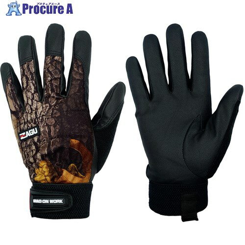 ミタニ 合皮手袋 メカニックグローブ ZAGU カモフラ LLサイズ 209605 1双 ■▼829-1053 【送料都度見積】