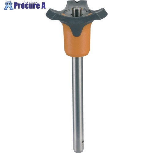 HALDER ボールロックピン セルフロッキング オレンジ ピン径5 ワーク最大厚25 22370.0155 1個 ■▼848-83..