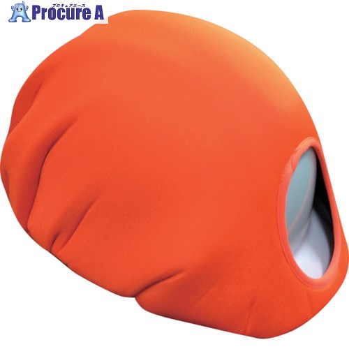 グリーンクロス ヘルメットカバーソフト 蛍光オレンジ 1121800002 1枚 ■▼857-0604 ※個人宅様送り不可