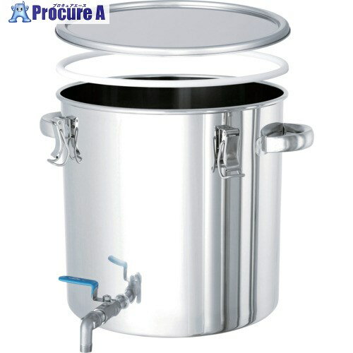 MONOVATE PTFEパッキン・ボールバルブ付密閉容器 10L CTHV-PTFE-24 1個 ■▼866-6514