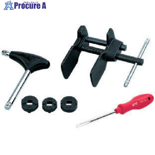 KTC ブレーキツールセット(ディスクブレーキ用)[6本組] ATBX6 1個 ■▼113-3789 【送料都度見積】