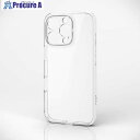 ELECOM ハイブリッドケース iPhone 16 Pro用 極限保護 クリア PM-A24CHVCKKCR 1個 ■▼697-9053