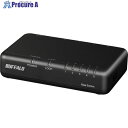 BUFFALO Giga5ポート スイッチングハブ 電源外付け プラスチック筐体 マグネットなし ブラック LSW7-GT-5EPL/BK 1個 ■▼712-7668 【送料都度見積】