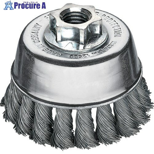 LESSMANN 工業用カップブラシ Φ65 高張度鋼線 線径0.35 482114 1個 ▼442-5529