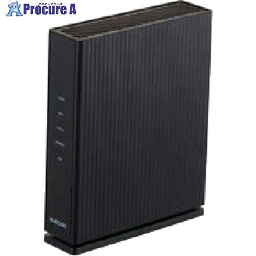 ELECOM 無線LANルーター親機 11ax/ac/n/a/g/b 1201+574Mbps 有線Giga ブラック WRC-X1800GS2-B 1台 ■▼...