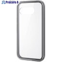 ELECOM Google Pixel 9a用ハイブリッドケース MUBRAIN ストラップシート付 ブラック×クリア PM-P251HVAIR2BK 1個 ■...