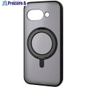 ELECOM Google Pixel 9a用ハイブリッドケース MAGKEEP スタンド マットブラック×ブラック PM-P251MAGSTBK 1個 ■▼7...