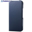 ELECOM Google Pixel 9a用手帳型レザーケース Flowers 薄型 超軽量 ネイビー PM-P251PLFUJNV 1個 ■▼713-2041(2)