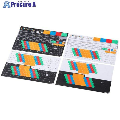 ELECOM タイピングマスタシール KEY PALETTO TK-S-KP01 1式 ■▼713-2046