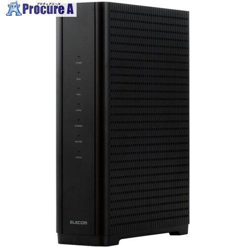 ELECOM 無線ルーター親機 Wi-Fi7 5765+2882+688Mbps 有線10Gbps EasyMesh WRC-BE94XSD-B 1台 ■▼71...