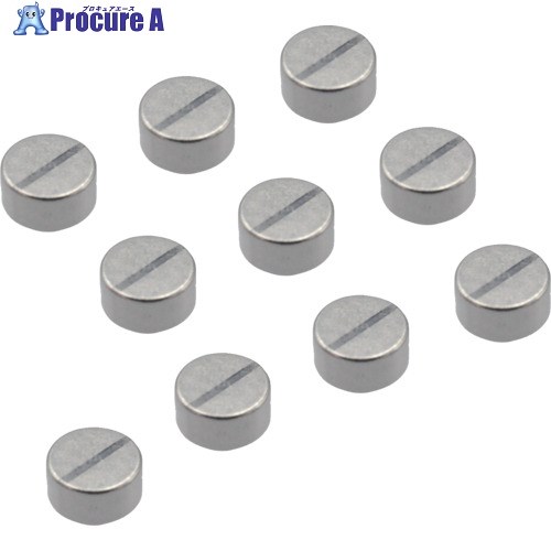 TRUSCO まとめ買い ネオジム磁石 丸形 外径4mmX厚み2mm 10個入 TN4-2R-10P 1袋 ▼440-9001