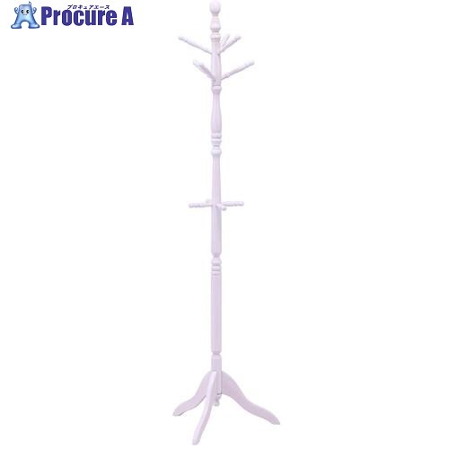 不二貿易 アンティークコートハンガー GV-6100WH 10265 1個 ▼540-6736