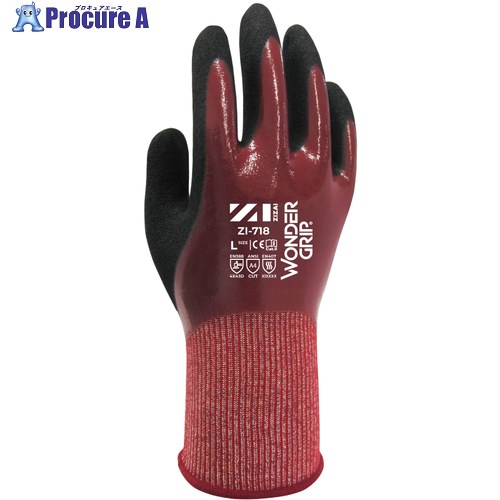 Weed 耐切創手袋 ZIZAI ZIー718 ニトリルバックコート Mサイズ(1双入) ZI71808B 120双 ■▼711-9888 【送料都度見積】