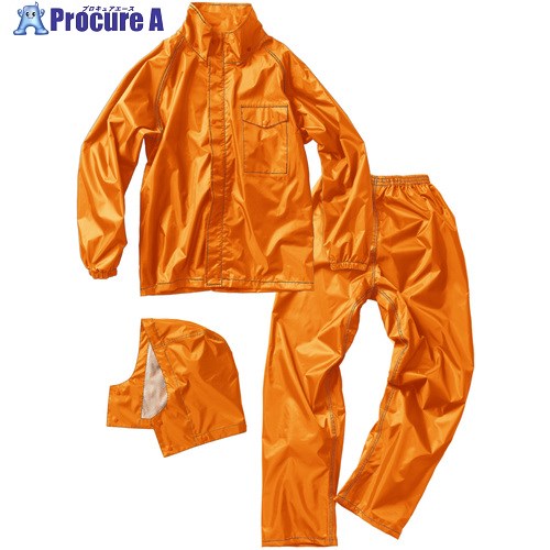 Makku レインウェア チェンジシーゼロレインST オレンジ M AS50501E 1着 ■▼712-1577 【送料都度見積】