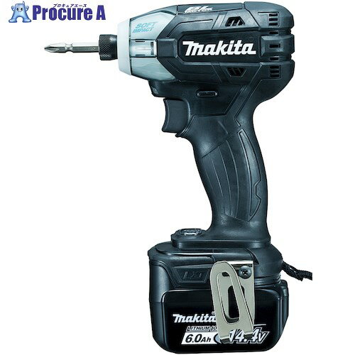 マキタ 充電式ソフトインパクトドライバ 14.4V 最大締付トルク40N・m 黒 6.0Ah (本体・バッテリ×2・充電器・ケース付) TS131DRGXB 1台 ■▼416-8695 【送料都度見積】