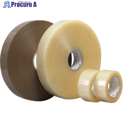 3M OPP包装用粘着テープ 3664 透明 48mmX1500m 3664 TRA 48X1500 6巻 ■▼104-3578 【送料都度見積】