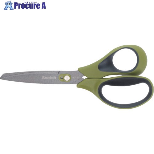 3M スコッチ 梱包開封シザーズ ベタつき防止加工 7インチ 1487NS-J 1丁 ▼554-8334