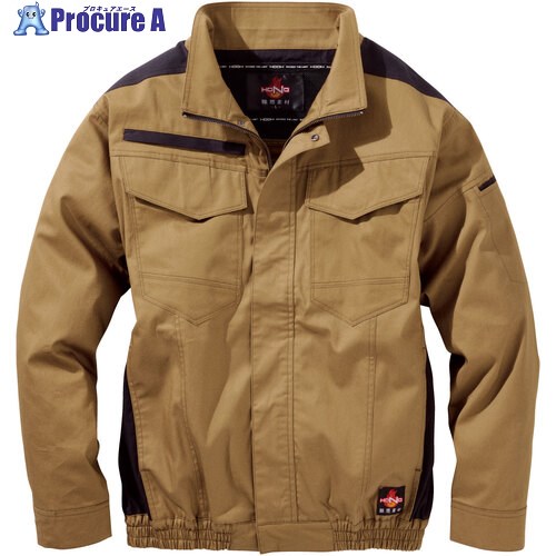 HONO 難燃長袖ブルゾン M キャメル(ファン・バッテリーセットは別売り) V4222-M-74 1着 ■▼698-4867 【..