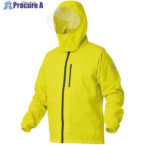 喜多 ブレスライトレインウェア 透湿合羽 ライム L NO2940-LIM-L 1着 ■▼710-0374 【送料都度見積】