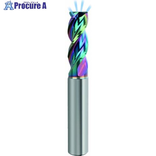 GUHRING アルミ用3枚刃高能率エンドミル レギュラー Carbo＋コート コーナーR付き 20mm 8248 20.025 1..