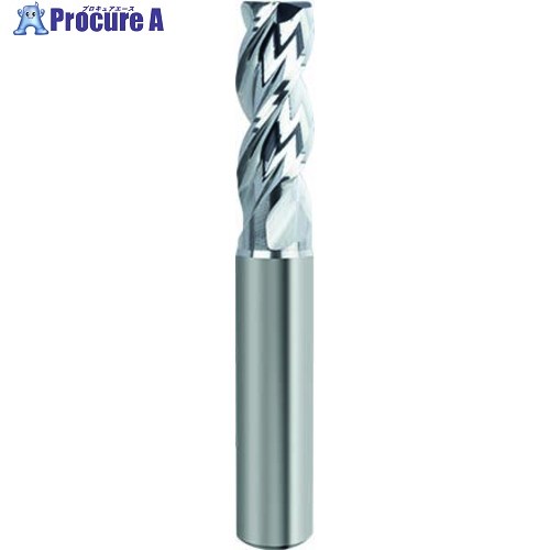 GUHRING アルミ用3枚刃高能率エンドミル レギュラー 無処理 コーナーR付き 6mm RE:1mm 8244 6.010 1本 ..