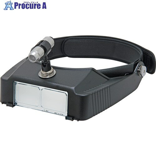 池田レンズ LEDライト付ヘッドルーペ 3.5倍 BM-120LD 1個 ■▼805-1771 【送料都度見積】