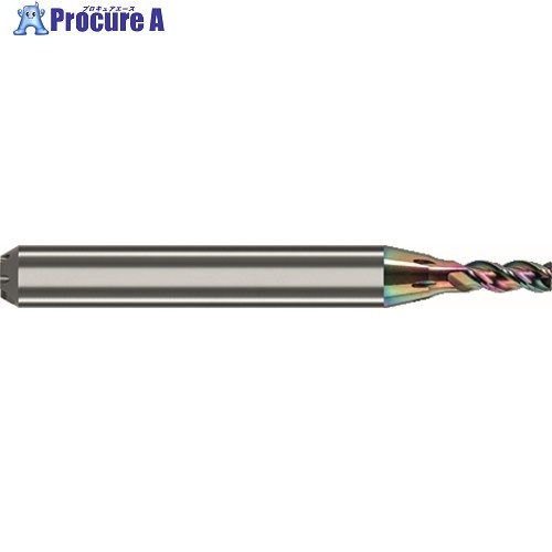 GUHRING アルミ用 3枚刃マイクロエンドミル 2.5xD Carbo+コート 2.5mm コーナーR0.3 8065 2.503 1本 ■▼711-793...