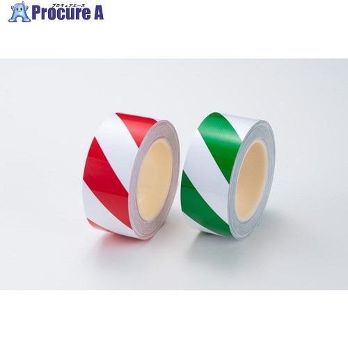 ビバ ビバスーパーラインテープ 50mm×20m 赤白 LTS50RDWT 1巻 ■▼712-2964 【送料都度見積】