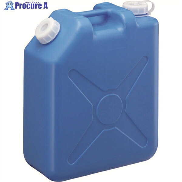 瑞穂 扁平缶20Lブルーノズルなし 0207BL 1個 ▼125-6374