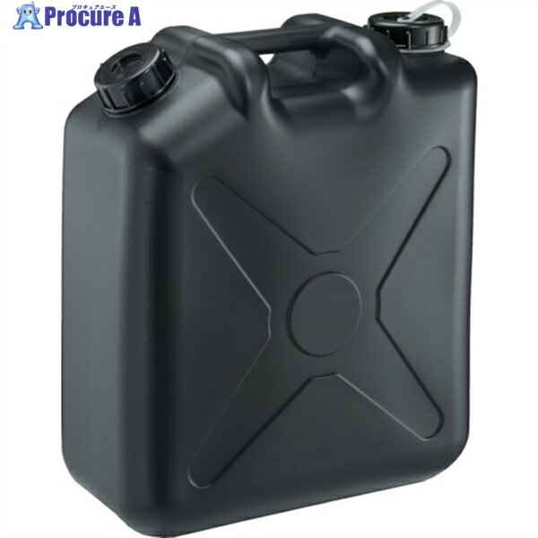 瑞穂 扁平缶20Lブラックノズルなし 0207BK 1個 ▼125-6375