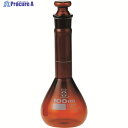 SIBATA メスフラスコ 茶 短形 100mL 023090-100 1本 ▼215-9563
