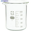SIBATA ビーカー 目安目盛付 100mL 010020-100A 1個 ▼217-8236