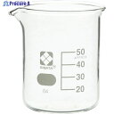 SIBATA ビーカー 目安目盛付 50mL 010020-50A 1個 ▼217-8259