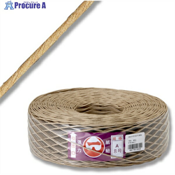 シモジマ 紙紐 8号 001551500 1巻 ▼339-4813【代引決済不可】
