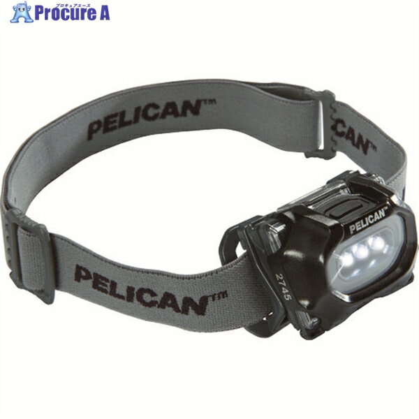 PELICAN 2745 ヘッドアップライト 黒 027450-0103-110 1個 ▼761-8