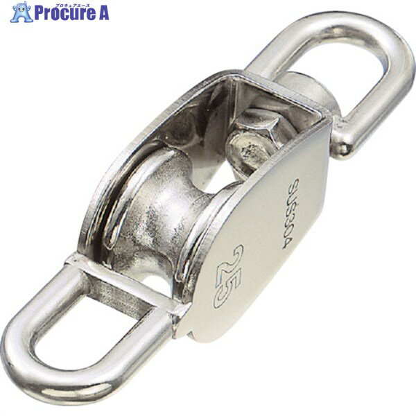 水本 滑車 ステンレス 豆ブロックベケ付 参考使用荷重70kgf A-1267 1個 ▼113-6166