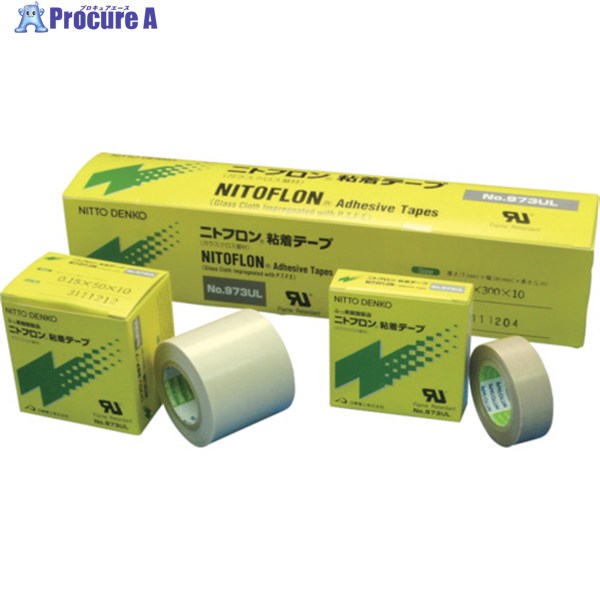 日東 ふっ素樹脂粘着テープ ニトフロン粘着テープ No.973UL 0.15mm×100mm×10m 973X15X100 1巻 ▼214-4808