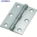 TRUSCO スチール製厚口蝶番 三価クロムメッキ仕上げ 全長64mm 10個入 888-64UNCR (10コイリユニクロビスナシ) 1袋 ▼233-6928