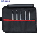 KNIPEX 精密SМDピンセット5本組セット 9200-03 1S ▼337-1114