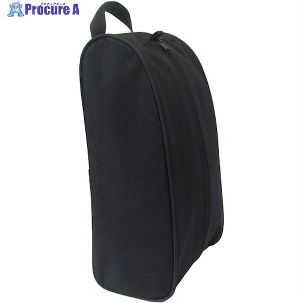 トーマセンイ シューズバッグ ブラック 90010-BK 1個 ▼442-4560