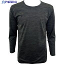 アズ BREEZE/TEX 防風長袖丸首シャツ 杢グレー LL 911938LL06 1枚 ▼567-5861【代引決済不可】